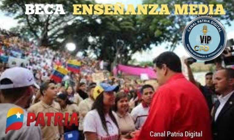 Pagan el bono Beca Enseñanza Media de marzo por Patria