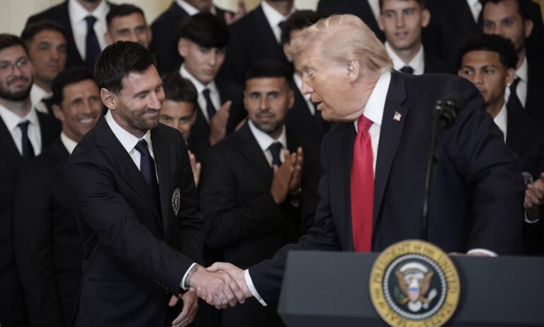 Lionel Messi y el Inter Miami visitan a Trump en la Casa Blanca