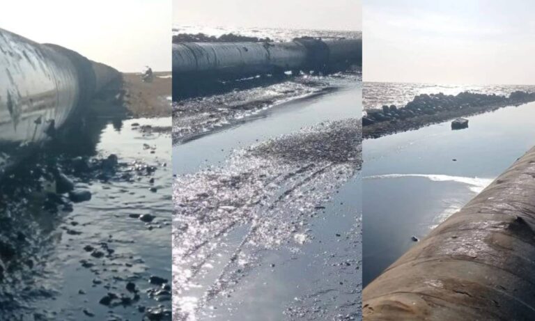 Denuncian derrame petrolero por más de 40 kilómetros en Paraguaná