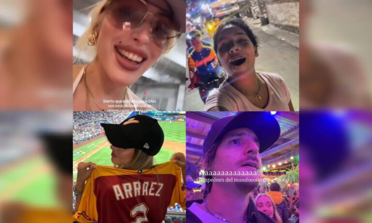 Artistas muestran su alegría ante victoria de Venezuela en el Clásico Mundial