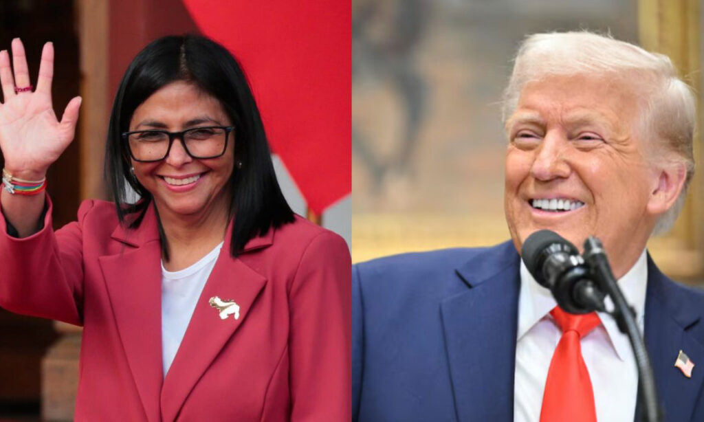 Delcy Rodríguez agradece a Trump tras reconocimiento formal de su gobierno