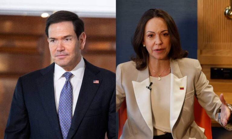 Niegan supuestas negociaciones entre Machado y Marco Rubio sobre transición en el país