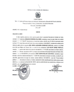 Edicto Asunto VP31-V-2026-001323