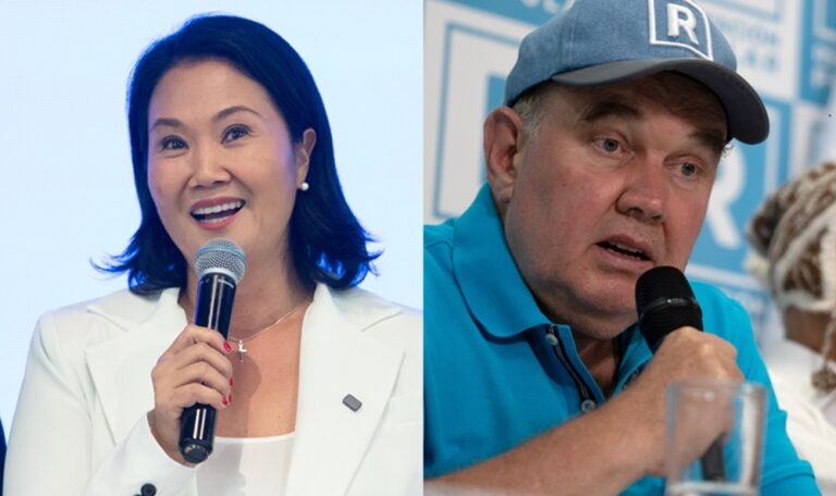 Perú se encamina a segunda vuelta entre derechista Fujimori y ultraderechista López Aliaga