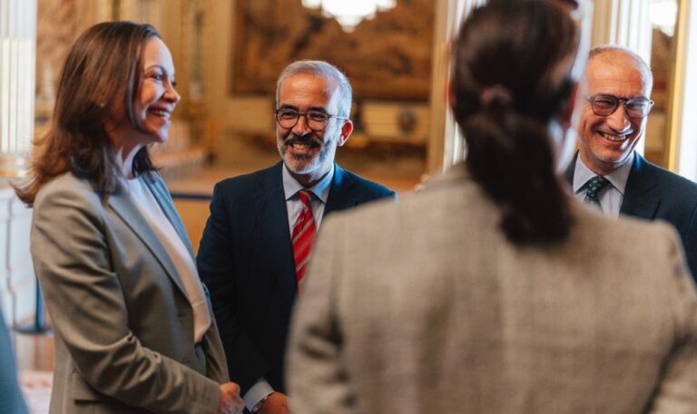 Canciller de Portugal reiteró a Machado apoyo a la transición en Venezuela