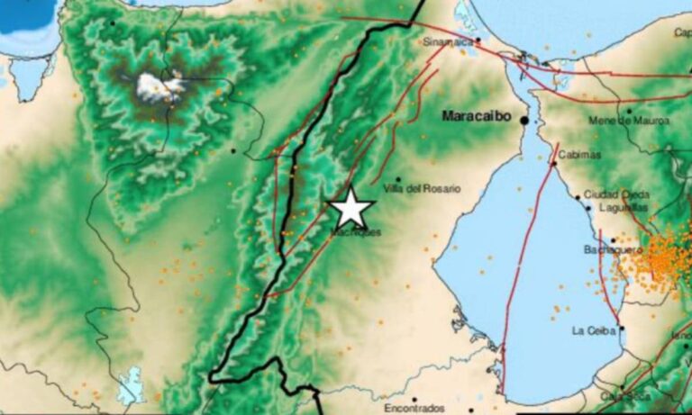 Funvisis registra sismo de 3.8 al noroeste de Machiques