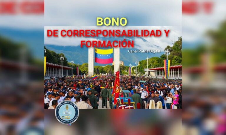 Aumentan 16,40$ el bono de Corresponsabilidad y Formación a nómina especial