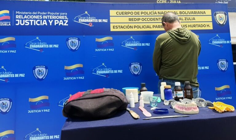 Aprehenden a falso odontólogo en la Circunvalación 3