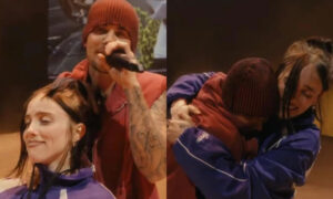 Billie Eilish se convierte en la “One Less Lonely Girl” de Justin Bieber en Coachella