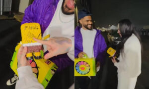 Tekashi 6ix9ine sale de prisión y presume un “Bob Esponja” firmado por Maduro
