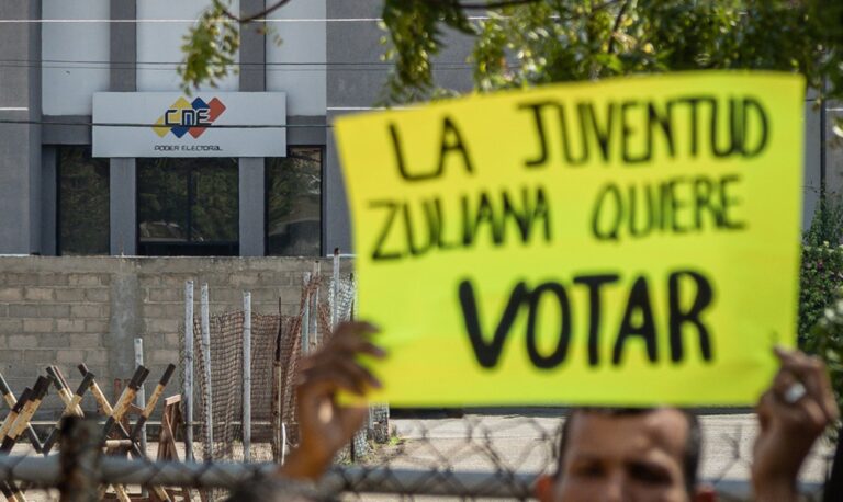 Jóvenes de PJ Zulia exigen al CNE apertura del Registro Electoral