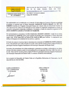 Convocatoria Farmacia Nueva Irama, C.A