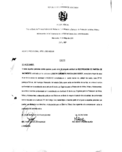 Edicto Asunto Provisional VP31-J-2026-002488
