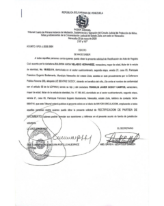 Edicto Asunto VP31-J-2026-2664