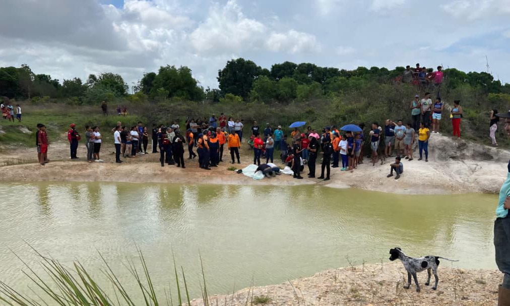 Cuatro niños mueren ahogados en una laguna de Maturín