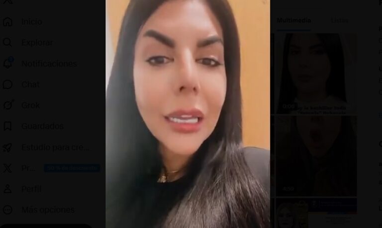Indira Urbaneja califica como “carnaval” y “show” reclamos por muerte de Quero Navas