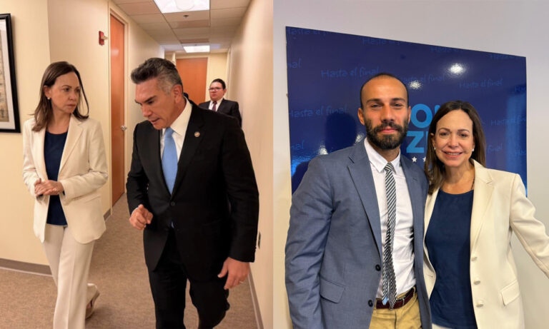 Machado se reúne con senador mexicano y el CEO de AtlasIntel