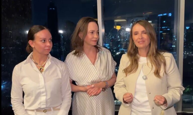 Machado se reúne con Paloma Valencia a una semana de las elecciones en Colombia