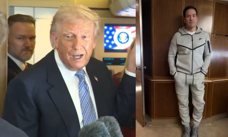 Trump afirma que Rubio se veía “muy bien” con la ropa que usó Maduro el día de su captura