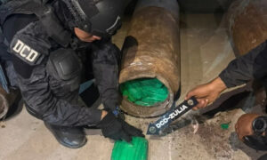 Detienen a hombre con 315 kilos de marihuana ocultos en cilindros de gas