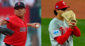 Jesús Luzardo y Ranger Suárez no permiten carreras en duelo entre compatriotas
