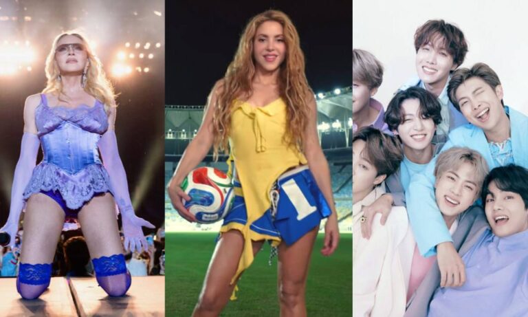 Shakira, Madonna y BTS actuarán en el show de medio tiempo de la final del Mundial