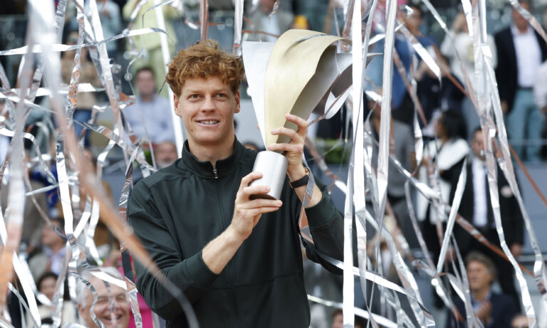 Sinner gana su quinto Masters 1.000 consecutivo en Madrid