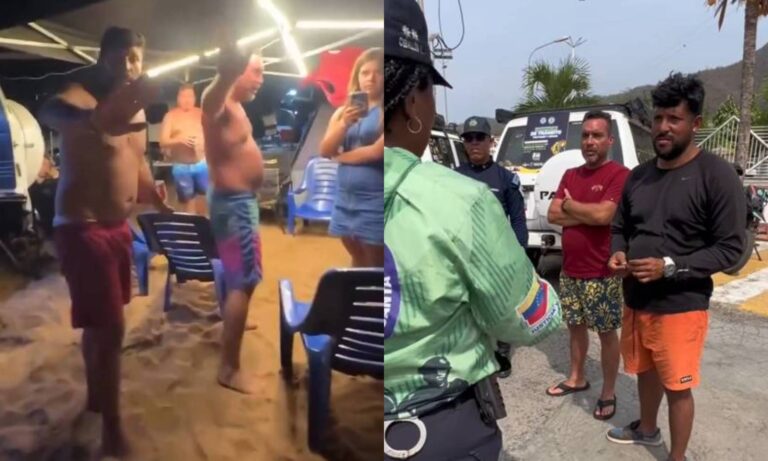 Se niegan a bajar volumen de su música en playa de Mochima y terminan presos