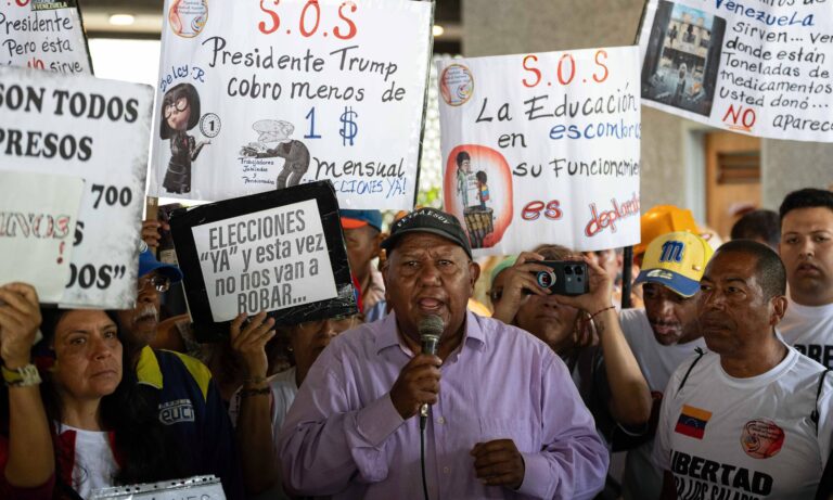Sindicatos llaman a protestar por elecciones a 5 meses de la captura de Maduro