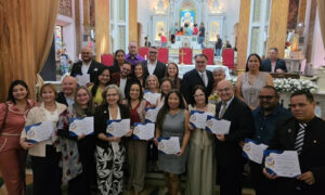 Conmemoran el Día del Periodista con misa y entrega de reconocimientos en la Basílica
