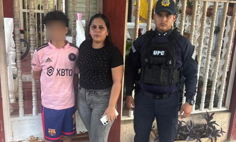 Localizan sano y salvo a niño reportado como desaparecido en Juana de Ávila