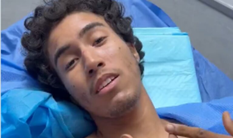Aaron Levi a Bukele tras su milagroso rescate: “Gracias por todo lo que está haciendo por mí”