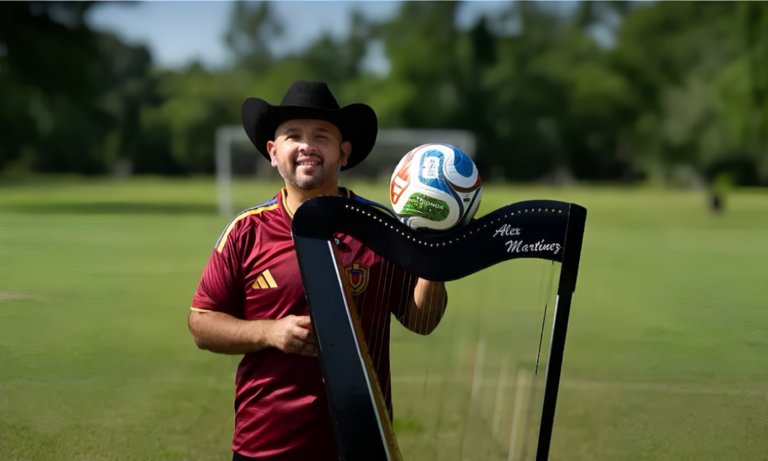 Arpista venezolano Alex Martínez interpretará joropo en el Mundial