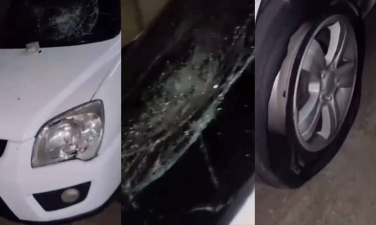 Denuncian amedrentamiento y destrozos a camioneta de Wilmer Azuaje