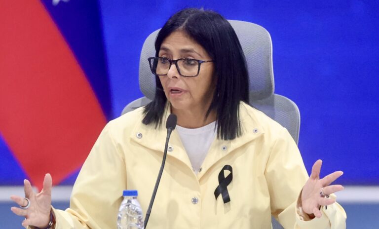 Delcy Rodríguez revela que tiene “una afección de salud”