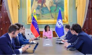 Delcy Rodríguez evalúa con el FMI el uso de reservas para la recuperación tras terremotos