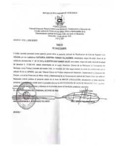 Edicto Asunto VP31-J-2026-003870