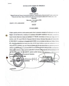 Edicto Asunto VP31-J-2026-004062