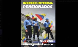 Pagan el Ingreso Integral para Pensionados correspondiente a julio