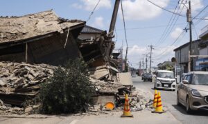Elevan a 35 los muertos tras terremoto en Japón y sigue la búsqueda de atrapados