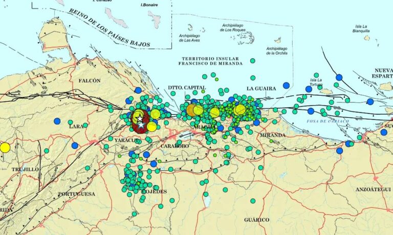 Funvisis contabiliza 1.315 sismos tras el doble terremoto del 24 de junio
