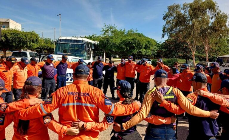 PC Zulia despliega quinta avanzada de especialistas en búsqueda y rescate para atender emergencia nacional