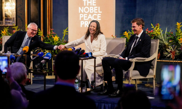 Machado participará en encuentro de premios Nobel y jóvenes activistas en Oslo