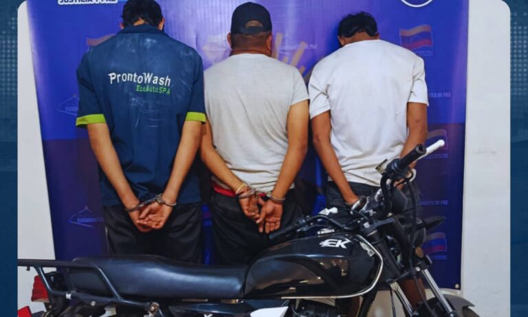 Arrestan a 3 sujetos por “motopiruetas” en Mara
