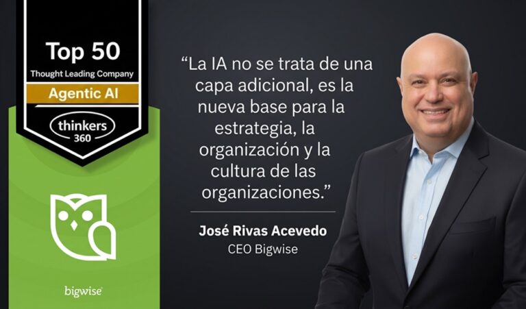 Bigwise entra al Top 50 mundial de líderes en IA Agentica