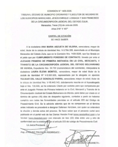 Cartel de Citación Comisión Nro 1429-2026