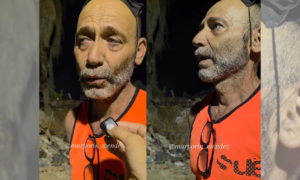 Hombre con cáncer busca a 3 familiares entre los escombros de La Guaira