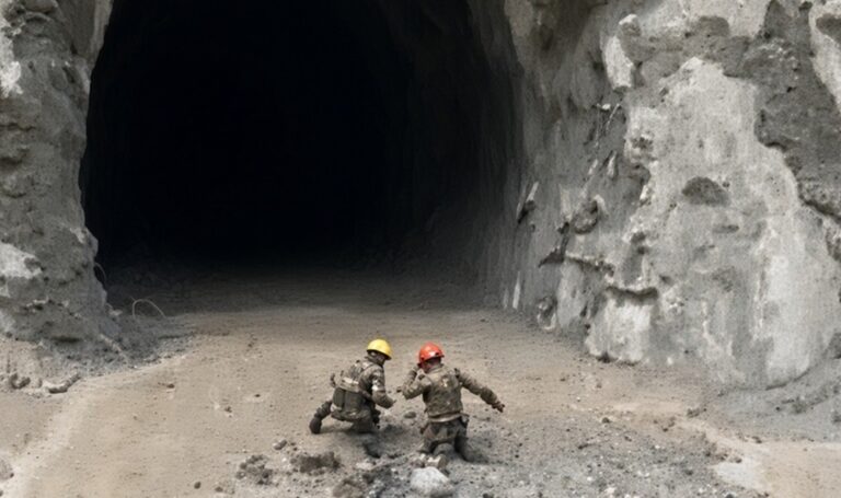 Nepal rescata de un túnel hidroeléctrico a varios supervivientes de la riada