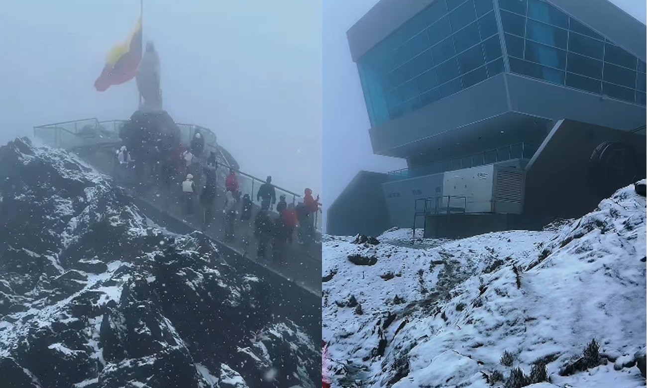 Nevada cubre de blanco el Pico Espejo tras reapertura del Teleférico Mukumbarí