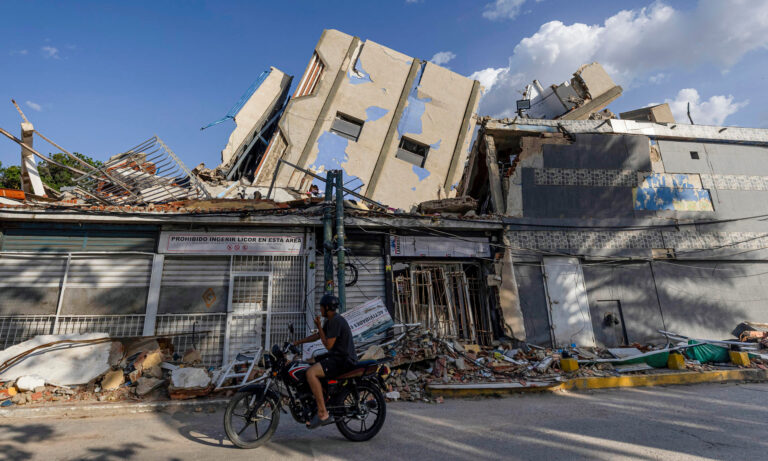 OPS apoya recuperación sanitaria en zonas afectadas por los terremotos en el país
